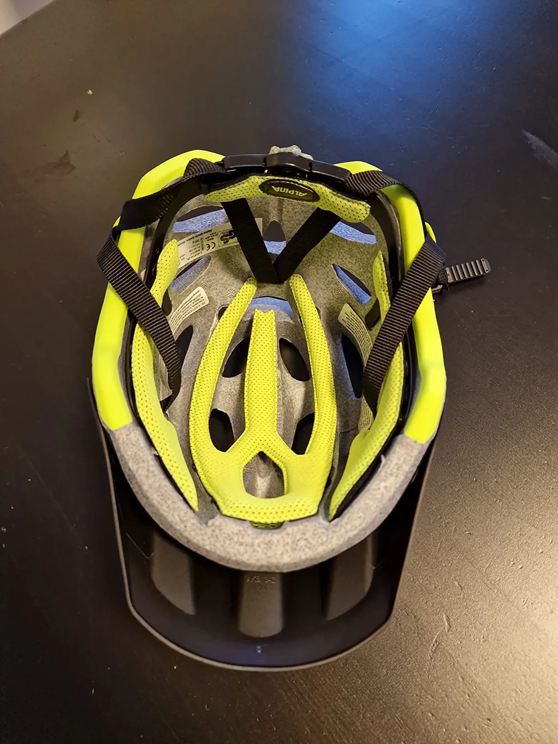 Alpina Carapax JR casco MTB junior 51-56 cm giallo