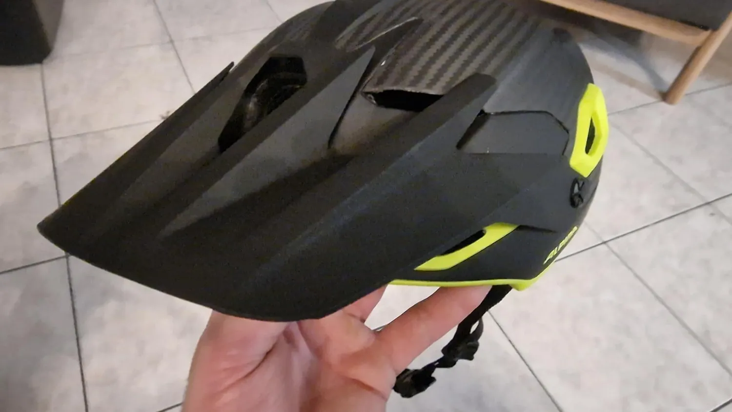 Alpina Rootage casco bici Black Neon Yellow enduro carbonio