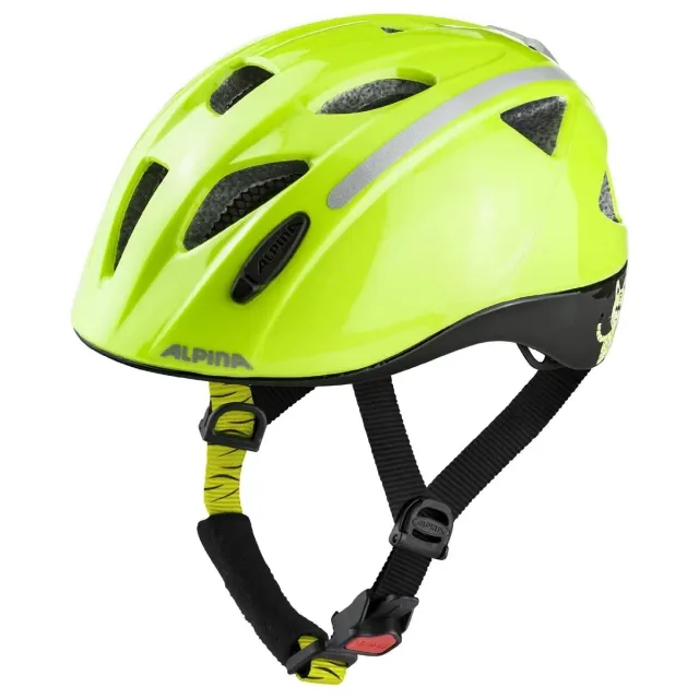 Alpina Ximo Flash casco bimbo 45-49 reflective luce