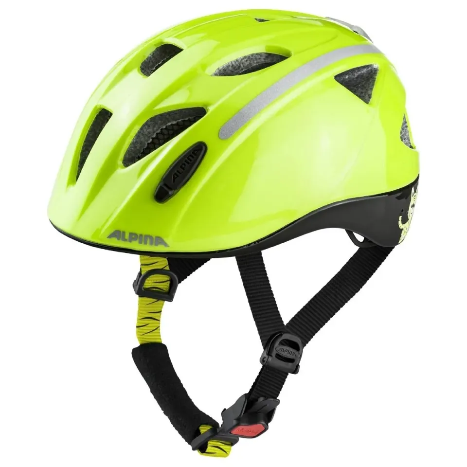 Alpina Ximo Flash casco bimbo 45-49 reflective luce