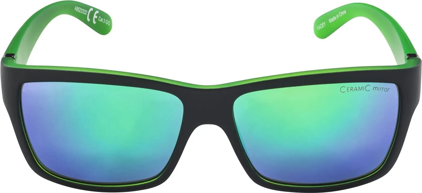 Alpina Kacey Occhiali Sole Black Matt Green Specchiati