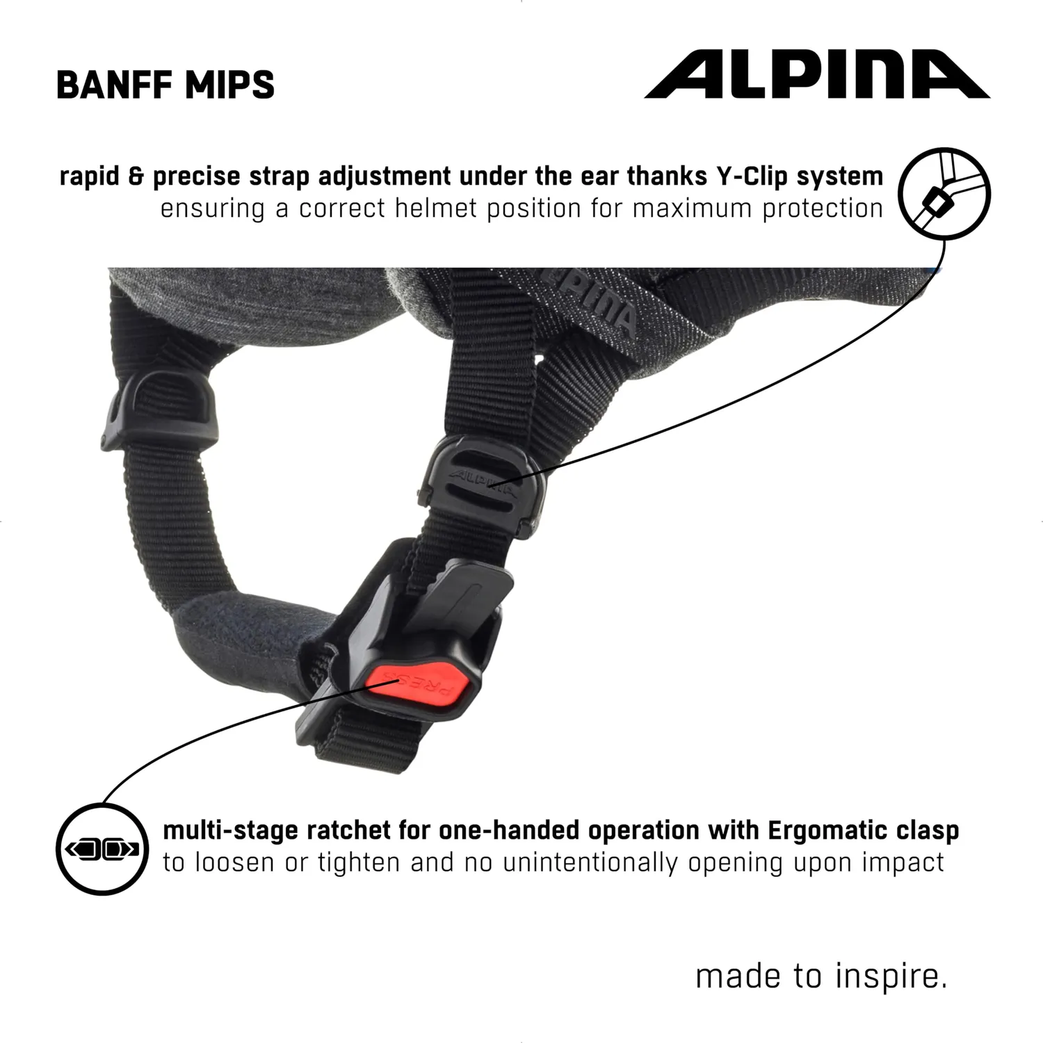 Alpina Banff MIPS casco sci snowboard nero 55-59 cm