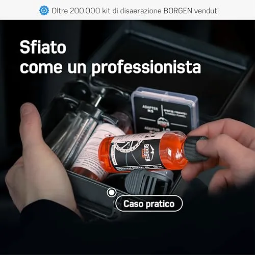 Borgen Pro kit spurgo freni disco Shimano 200 ml