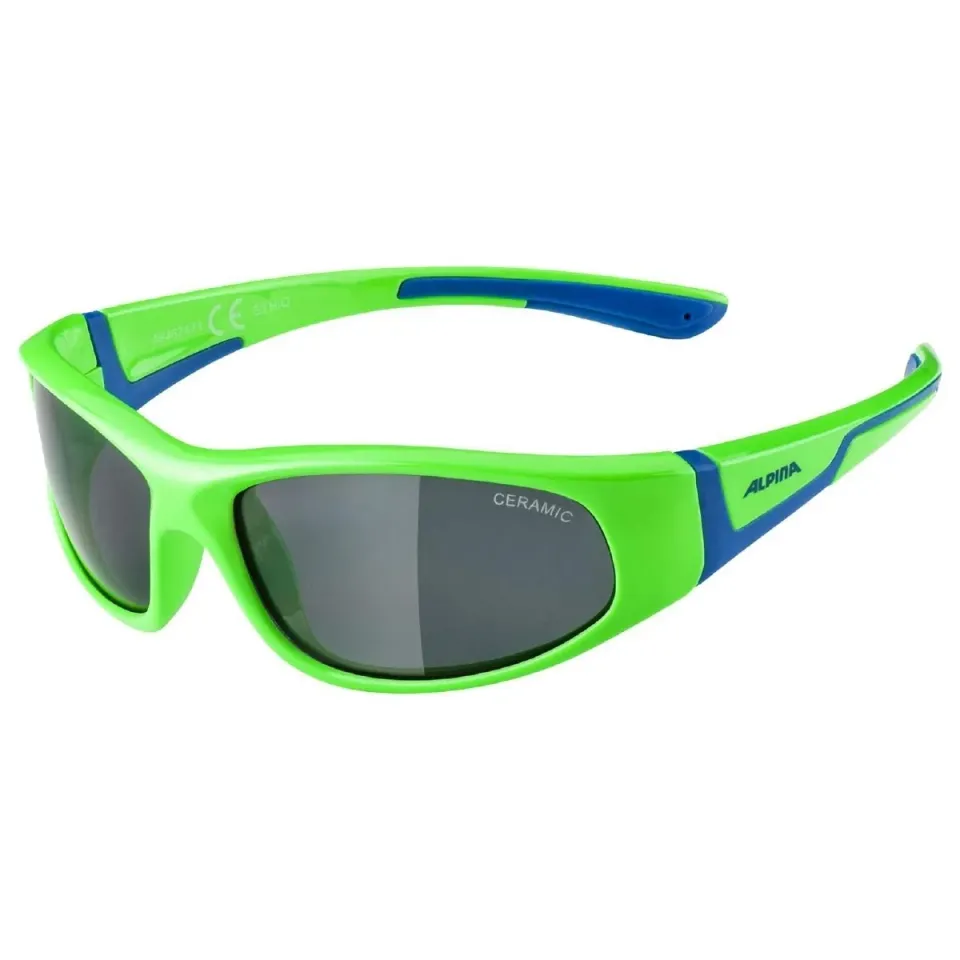 Alpina Flexxy Junior occhiali bambino verde blu