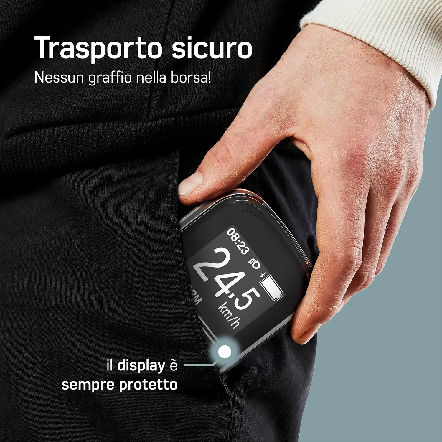Borgen SC-E6100 cover display e-bike trasparente TPU
