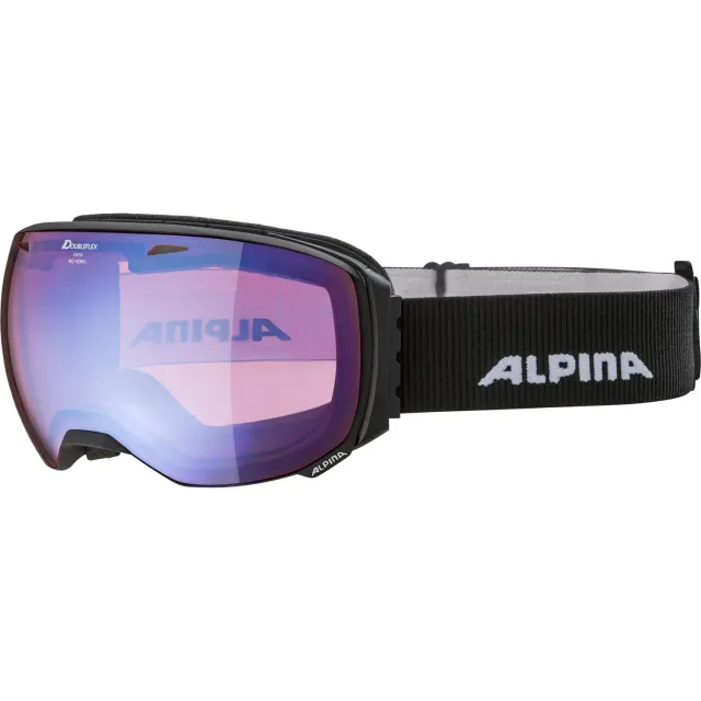 Alpina Big Horn Q-Lite occhiali da sci black matt antiappannamento
