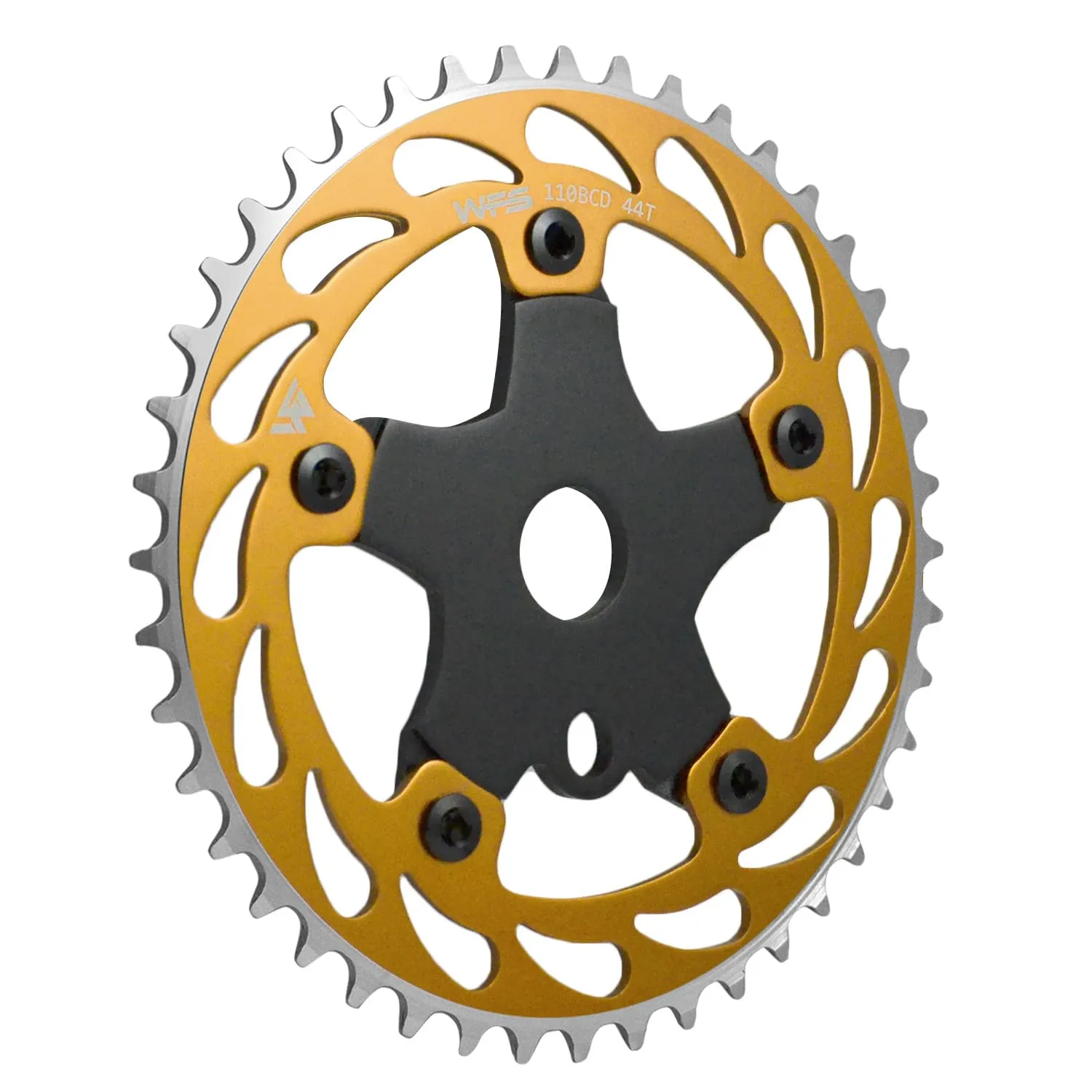 WFS Helix 44T corona bici single speed blu alluminio