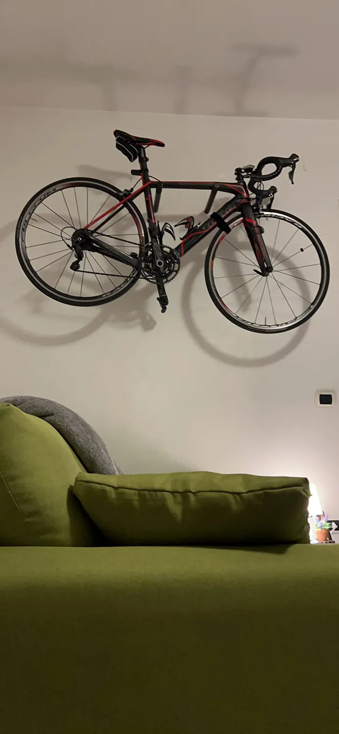 Borgen supporto bici parete legno nero 27 cm
