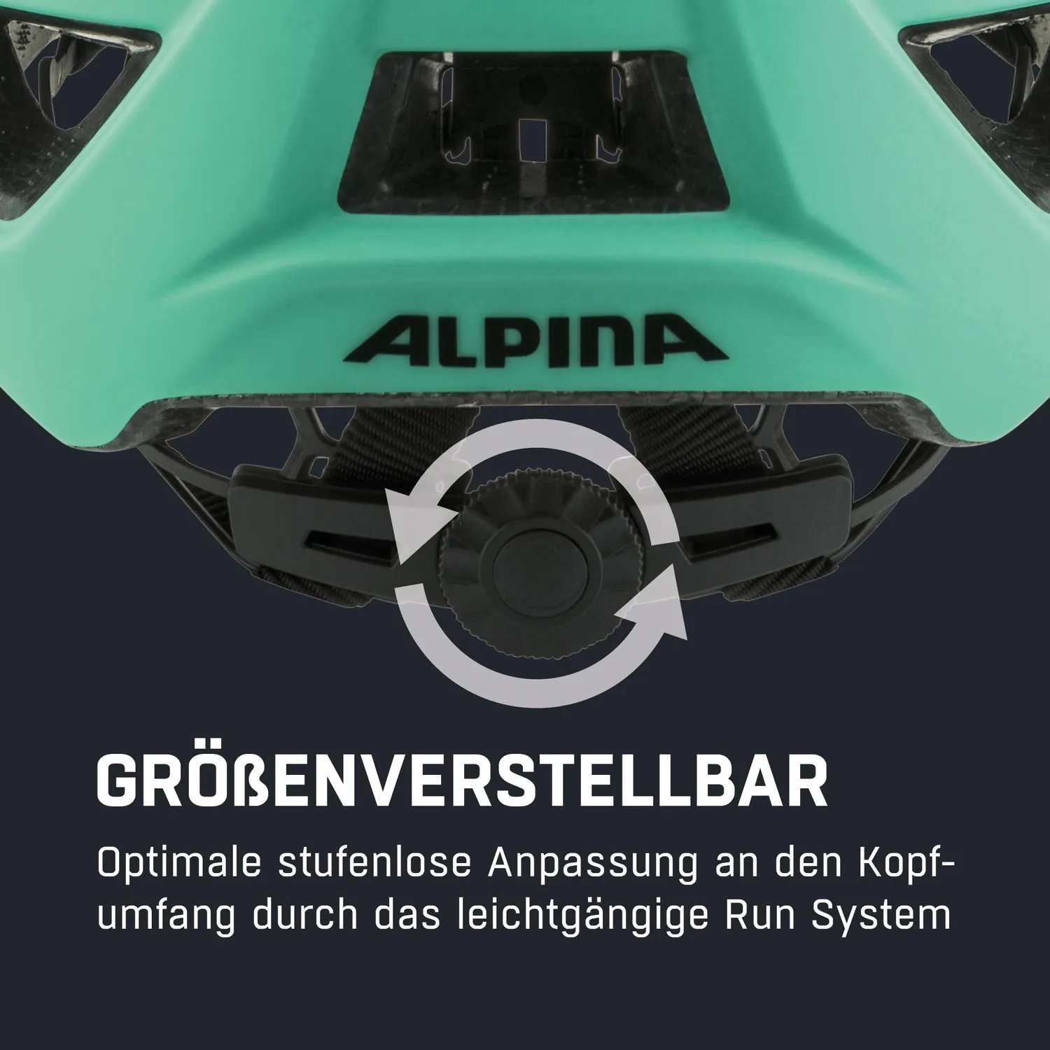Alpina Parana 2024 casco bici turchese opaco ventilato