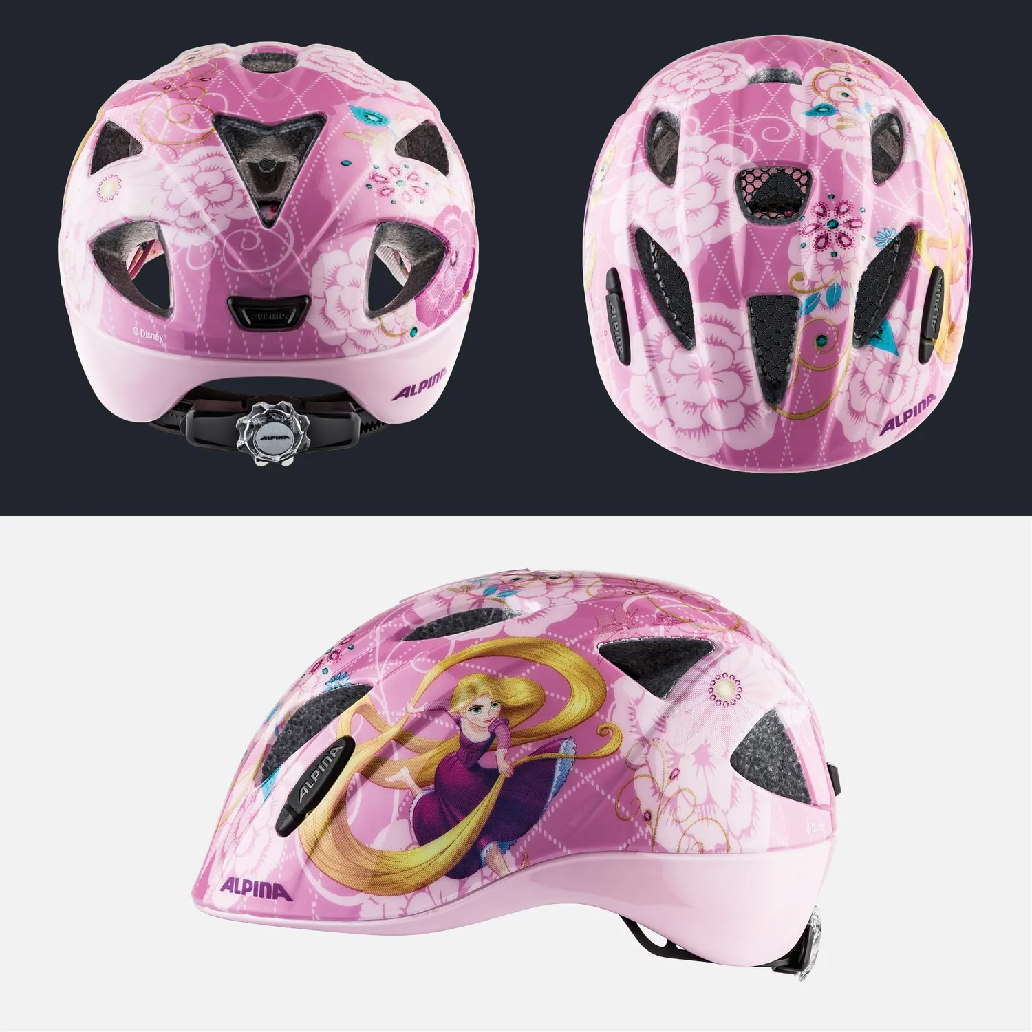 Alpina Ximo Disney casco bici bambino 47-51 cm Cars
