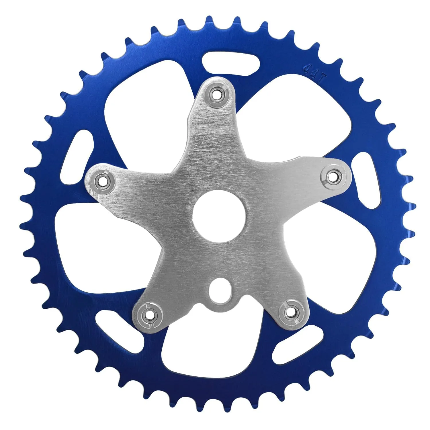 WFS Pulsar corona bici 44T blu single speed