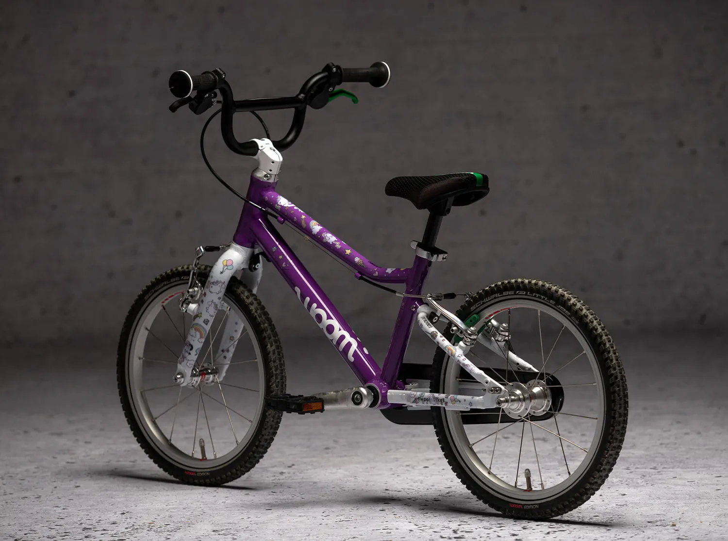 Dyedbro Unicorn Kids protezione bici bimbo lucida